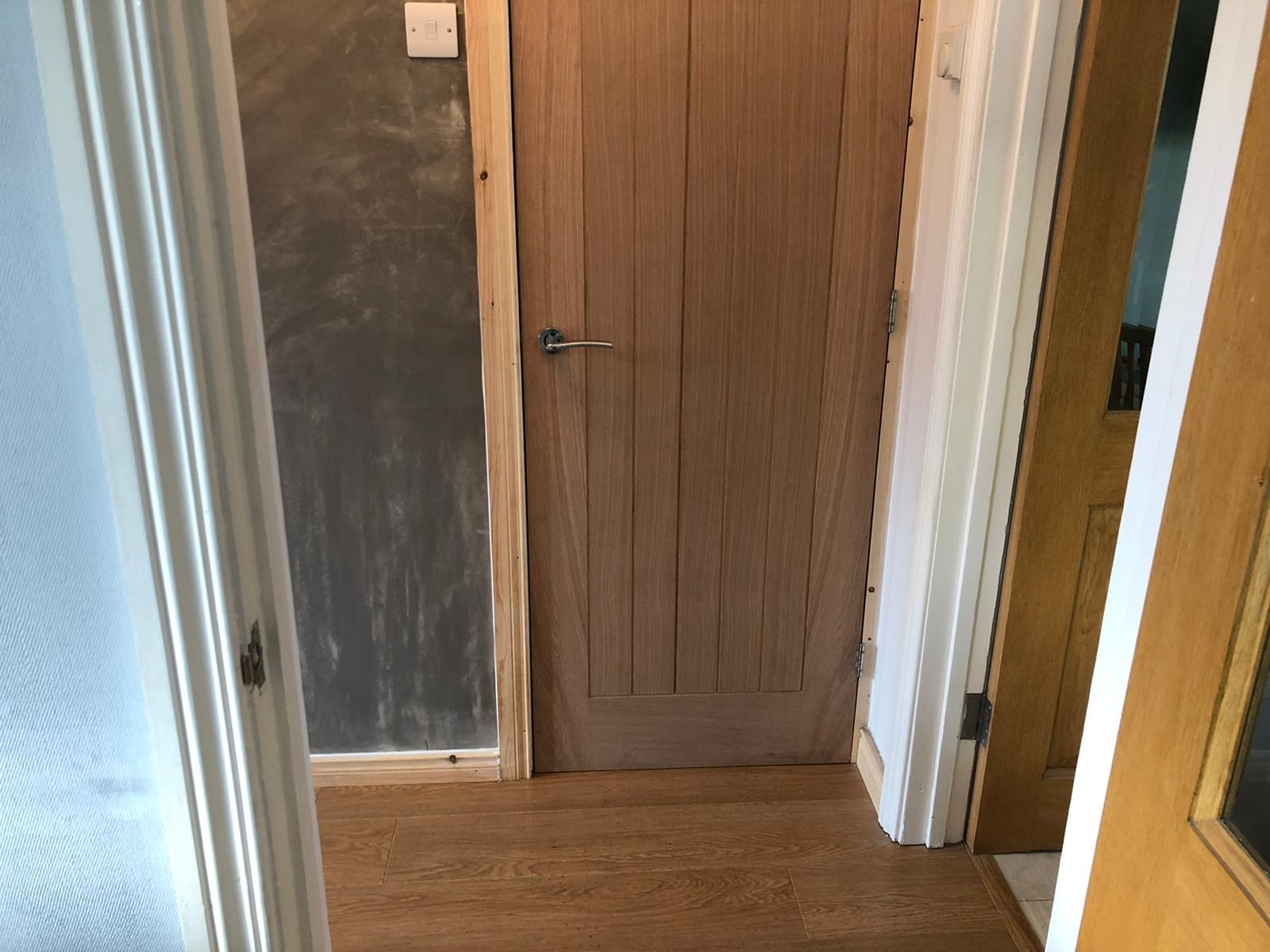 New Under stairs Cloakroom Installation in Bangor NI