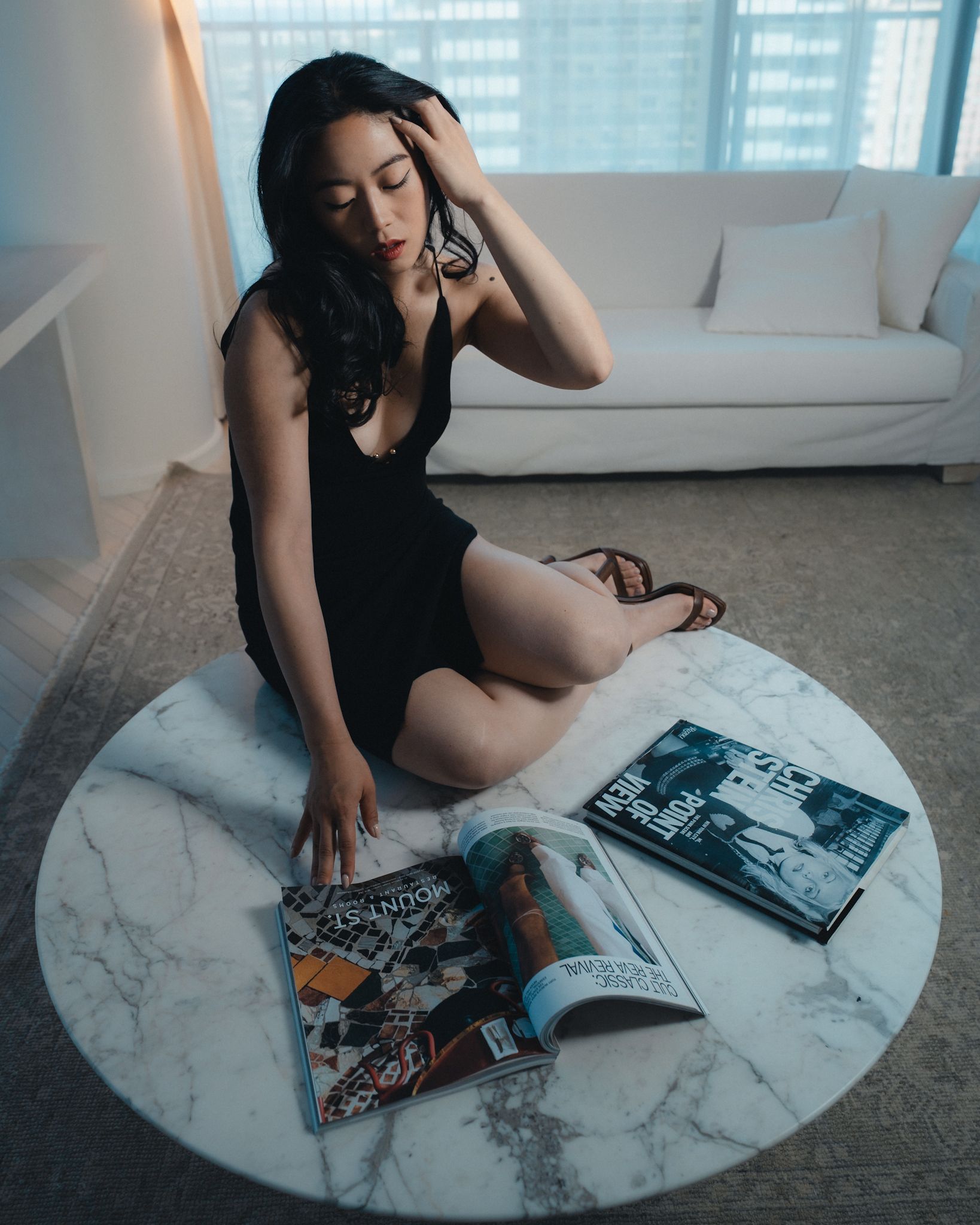 Hotel lifestyle fashion editorial exploring elegance and restraint