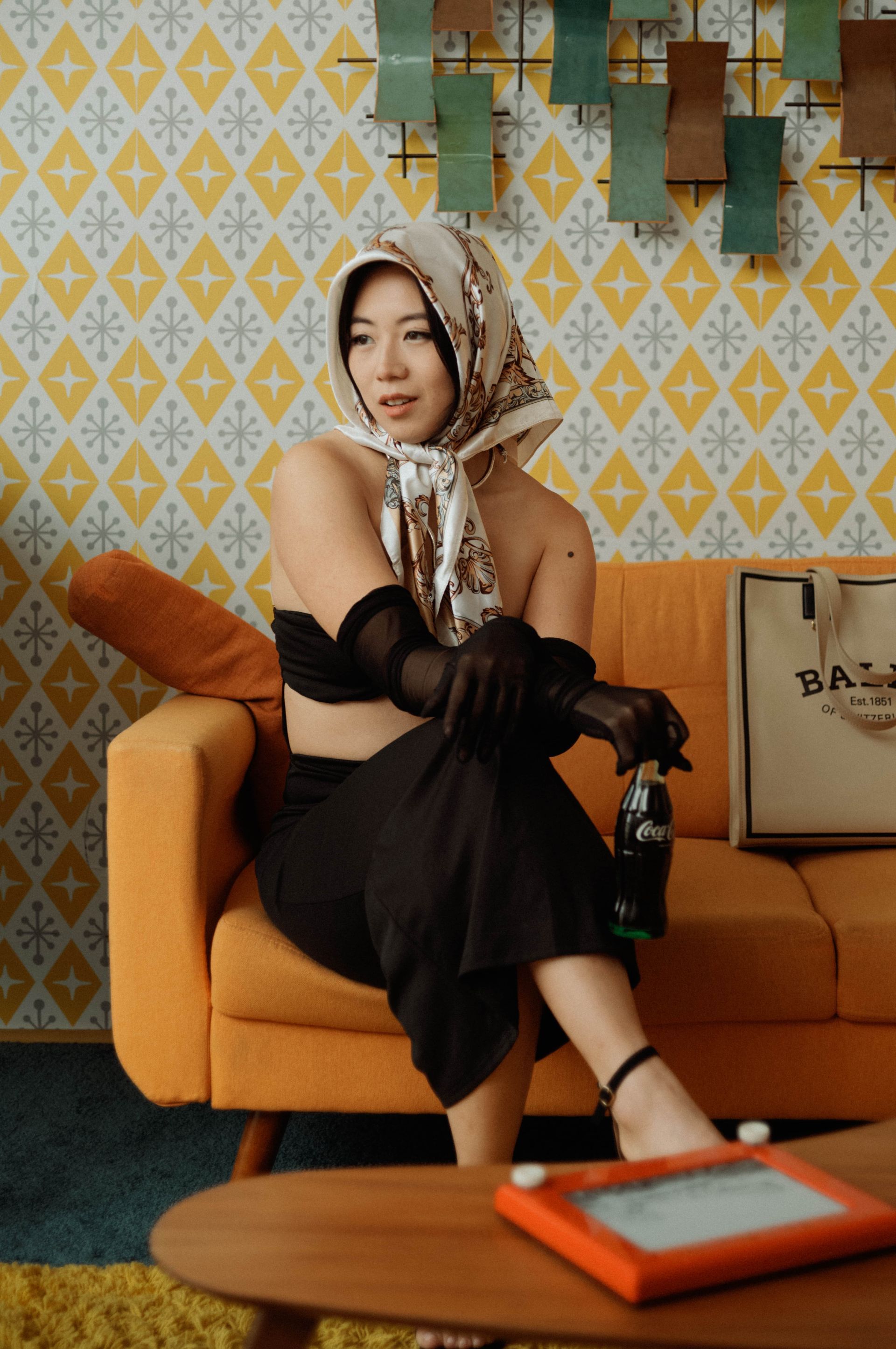 Defining luxury identity image, commanding presence and narrative depth, homepage hero portrait — Minnie Lee, model.