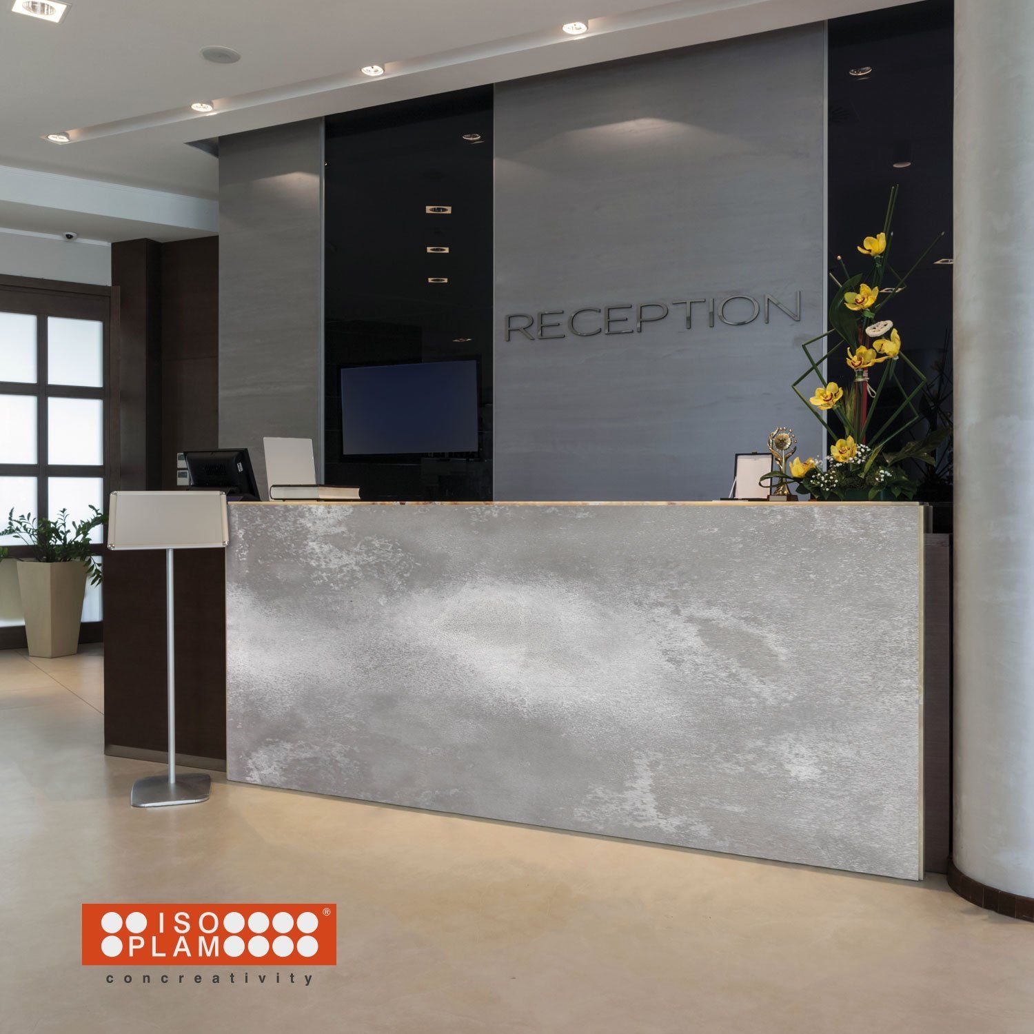 bancone in oxydecor microcemento