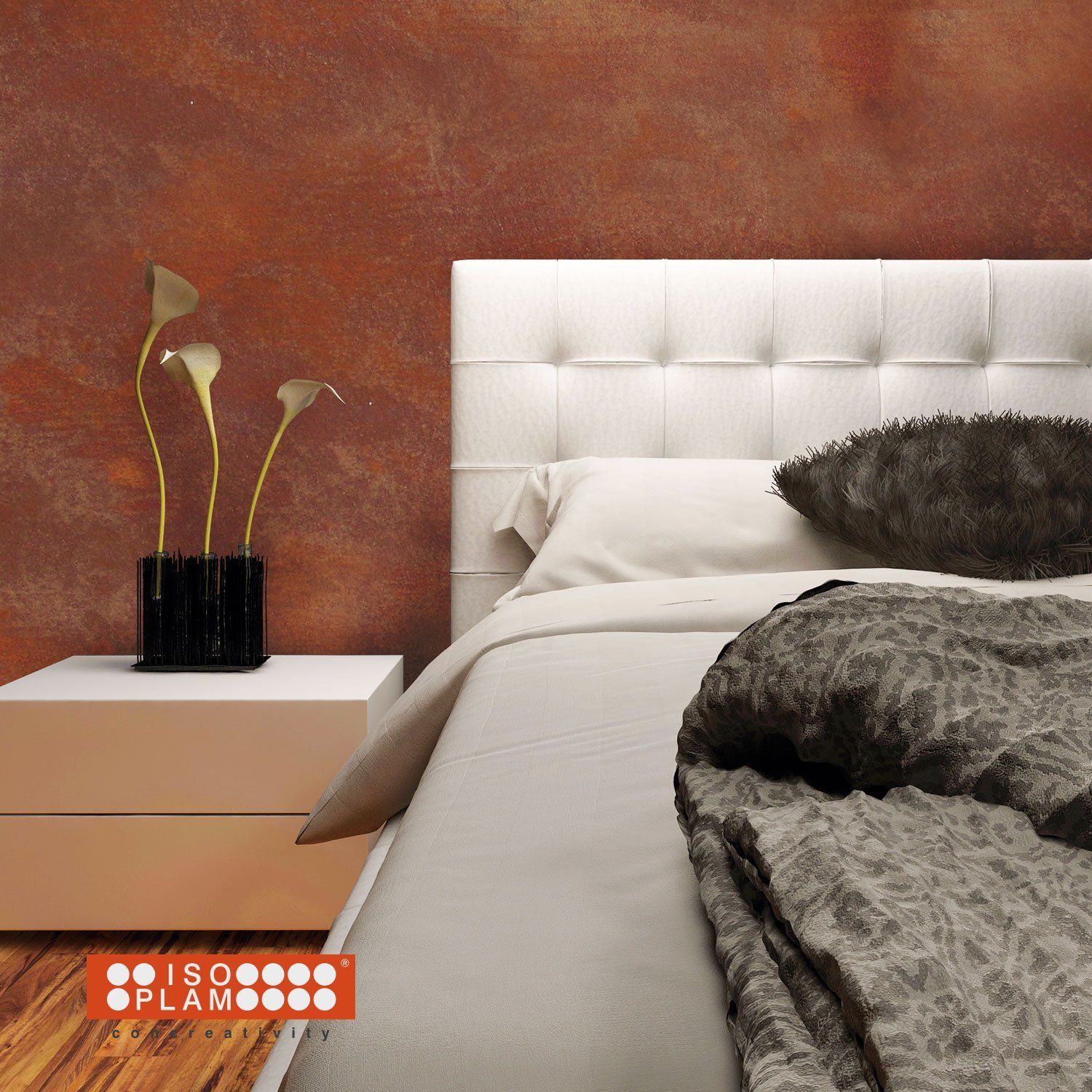 parete in oxydecor microcemento