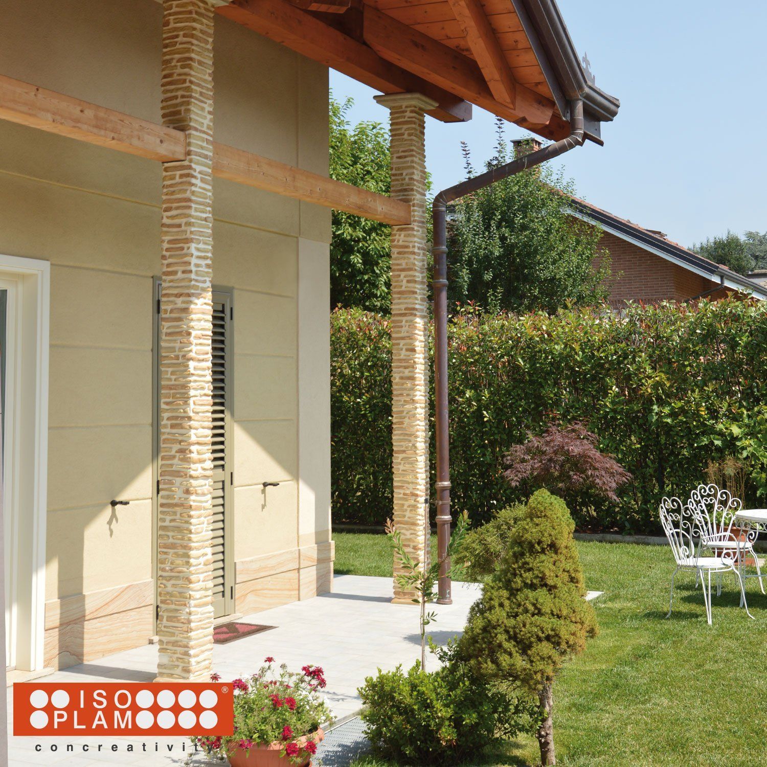 muro stampato esterno di un edificio