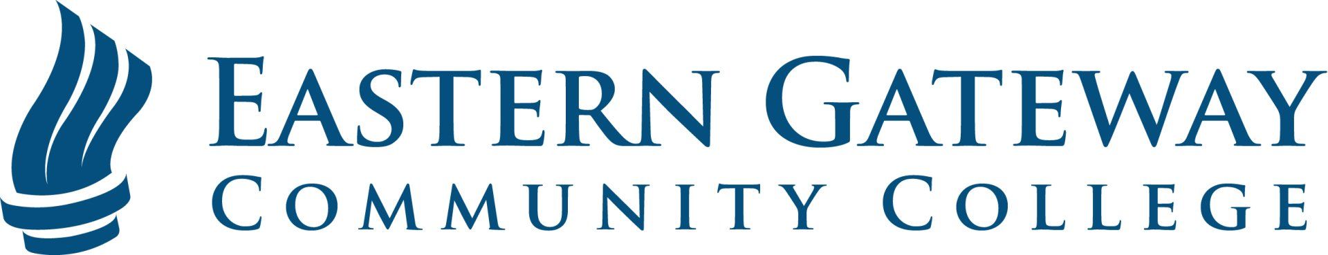 The logo for the eastern gateway community college