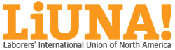 The logo for the laborers international union of north america