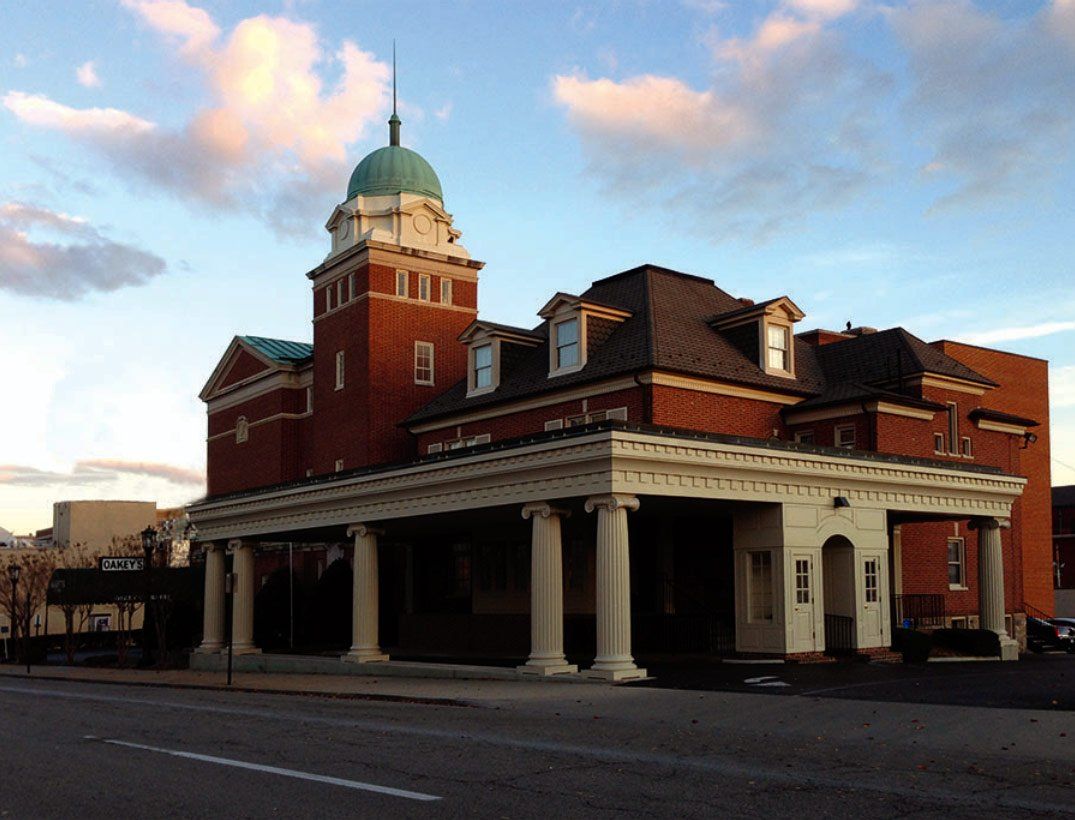 View of Oakey's Downtown Chapel at Dusk