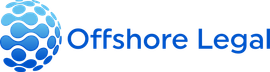 Logo for Offshore Legal, with a stylized blue globe and the company name.