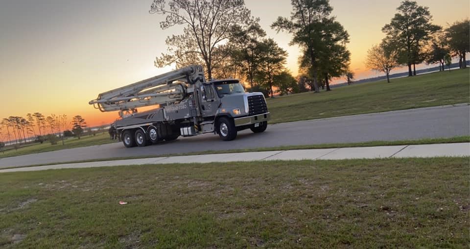 Truck on the Road — Longs, SC — Myrtle Pumping LLC