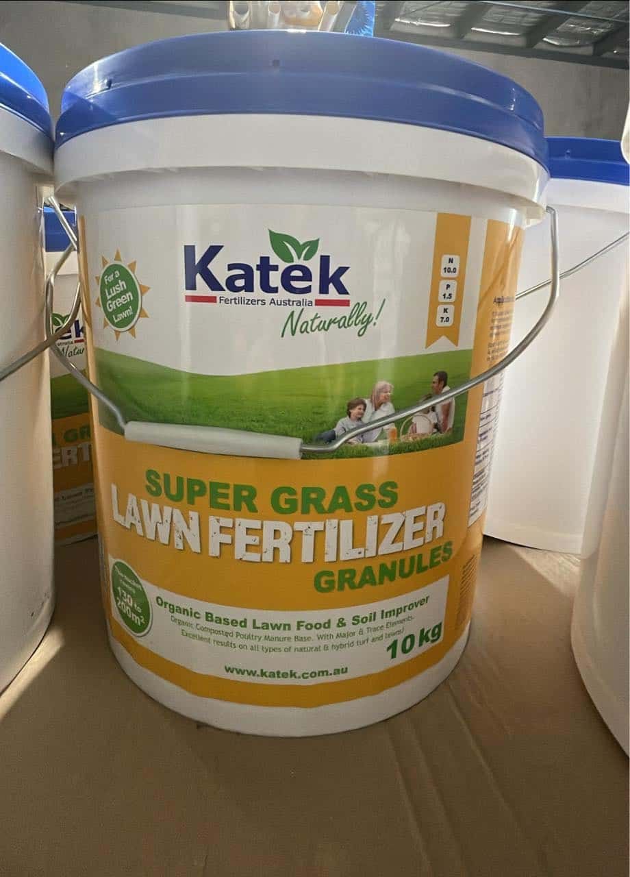 Fertilizer With A Product Label On It — Cooloola Coast Property Maintenance in Rainbow Beach, QLD