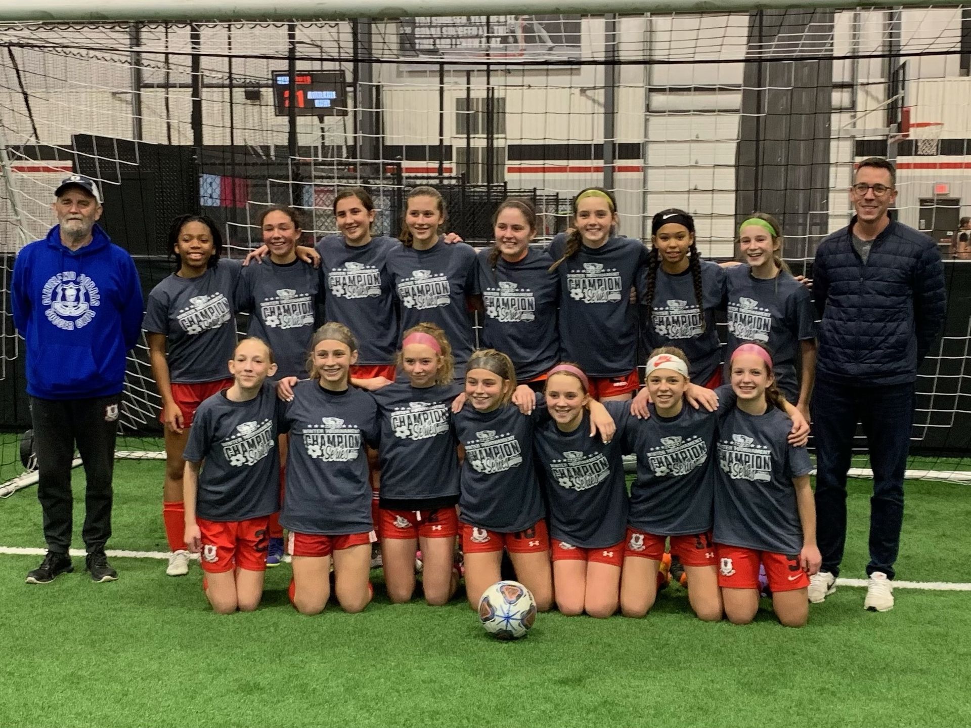 2022 U14 Premier Indoor Tournament Series champions photo
