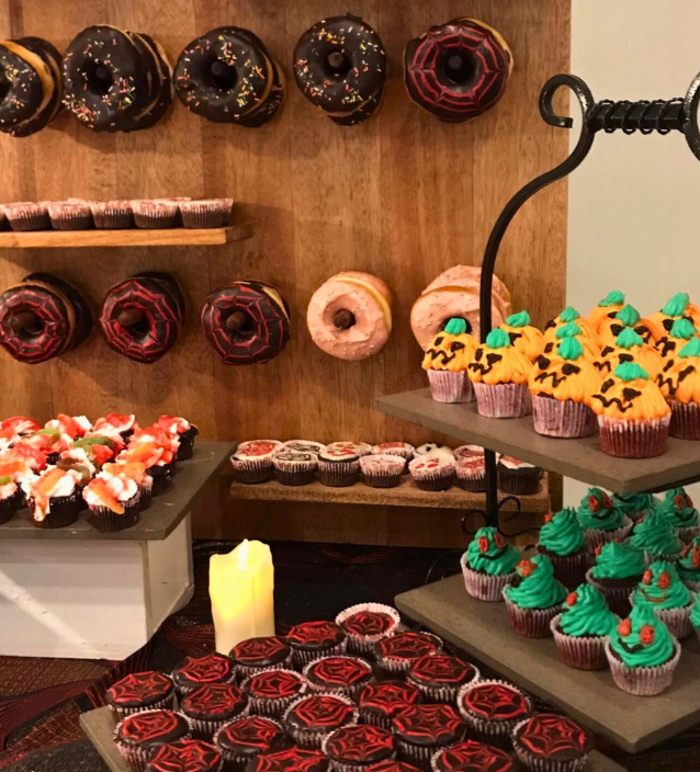 Harvest Hotel food buffet with curated dishes