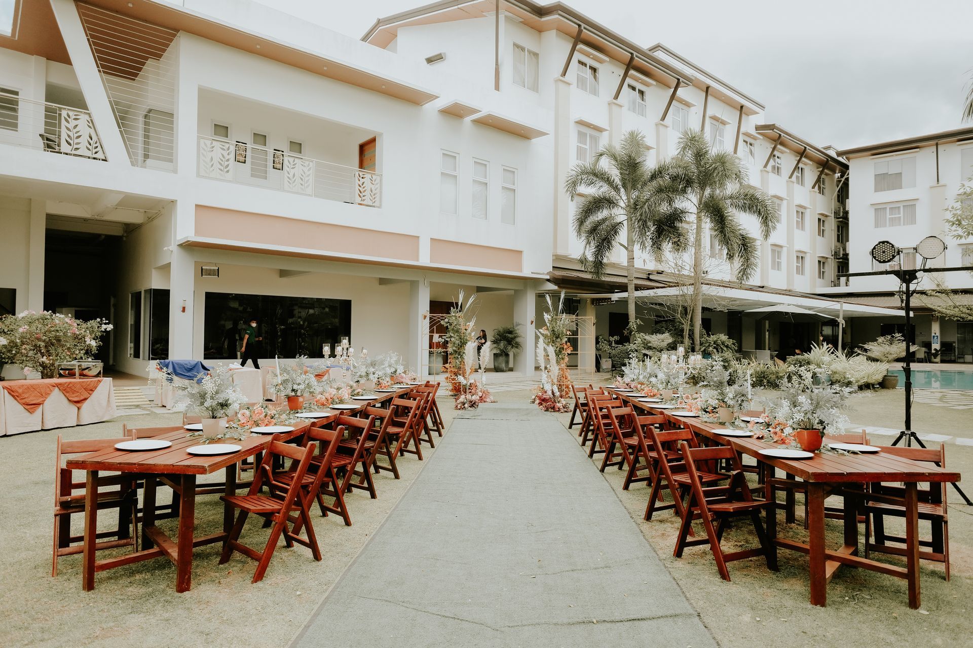 Wedding venue at the Harvest Hotel 
