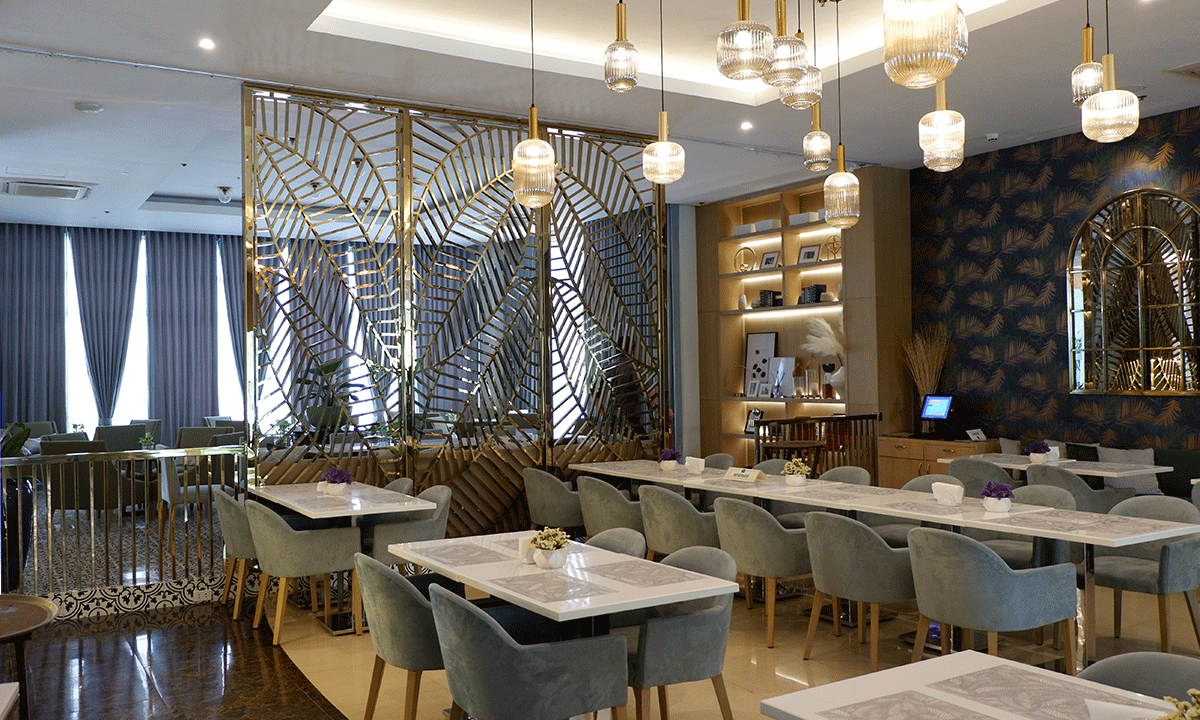 Harvest Hotel's own dining experience at the Cafe Ecija