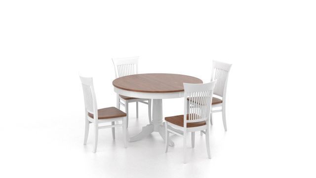 Round Table And Four Armless Chairs - Ardmore, PA - Just Chairs & Tables
