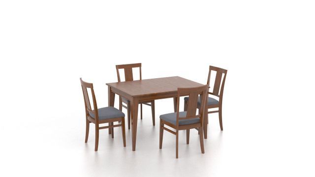 Beautiful Wooden Table And Four Armless Chairs - Ardmore, PA - Just Chairs & Tables