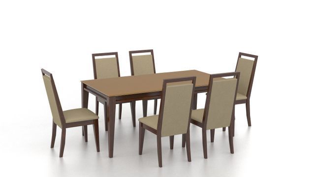 Beautiful Rectangular Table And Armless Chairs - Ardmore, PA - Just Chairs & Tables