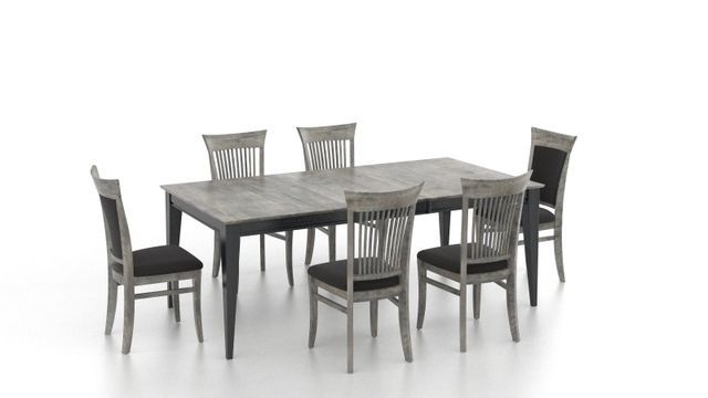 New Rectangular Table And Upholstered Armless Chairs - Ardmore, PA - Just Chairs & Tables
