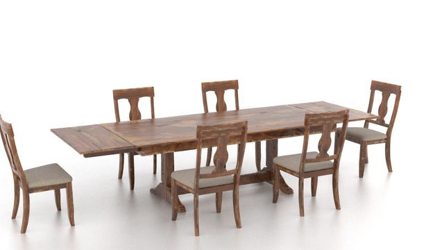 Table With Six Armless Chairs - Ardmore, PA - Just Chairs & Tables