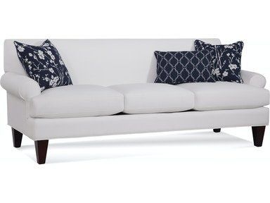 Celeste Three Over Three Sofa With Tapered Legs - Ardmore, Pa - Just Chairs & Tables