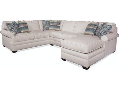Kensington Three Piece Chaise Sectional - Ardmore, PA - Just Chairs & Tables