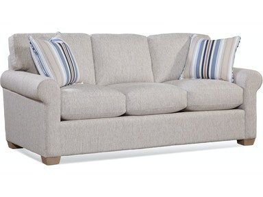 Bedford Three over Three Sofa with Topstitch - Ardmore, Pa - Just Chairs & Tables