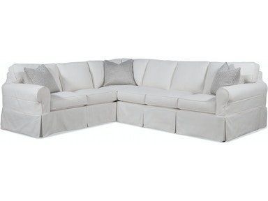 Bedford Two-Piece Slipcover Sectional - Ardmore, PA - Just Chairs & Tables