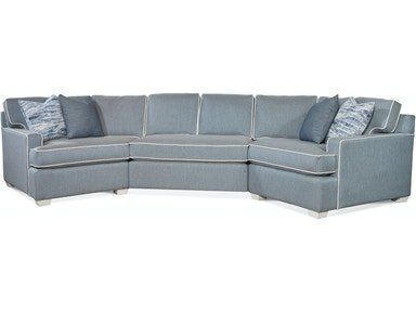 Gramercy Park Three-Piece Conversation Sectional - Ardmore, PA - Just Chairs & Tables