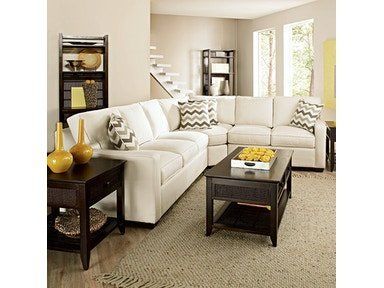 Gramercy Park Three-Piece Corner Sectional - Ardmore, PA - Just Chairs & Tables