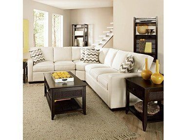 New Gramercy Park Three-Piece Corner Sectional - Ardmore, PA - Just Chairs & Tables