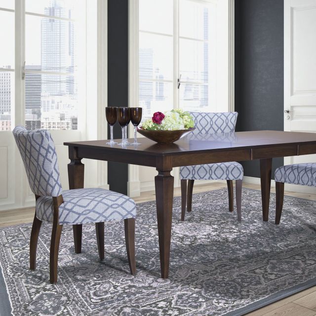 Brown Square Center Table And Chairs - Ardmore, PA - Just Chairs & Tables