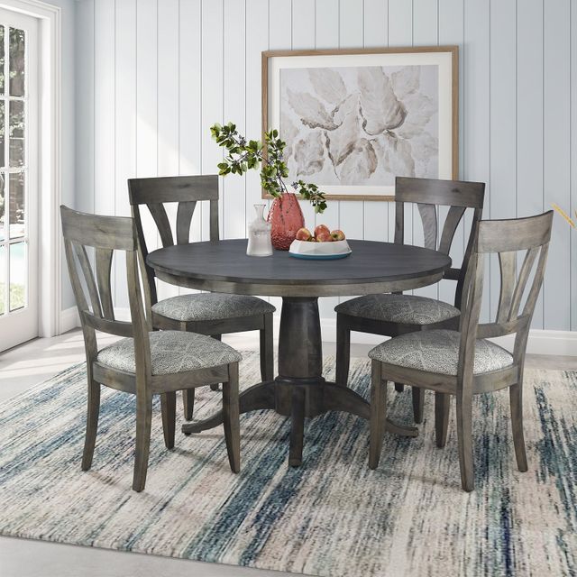 New Beautiful Gray Dining Room Set - Ardmore, PA - Just Chairs & Tables