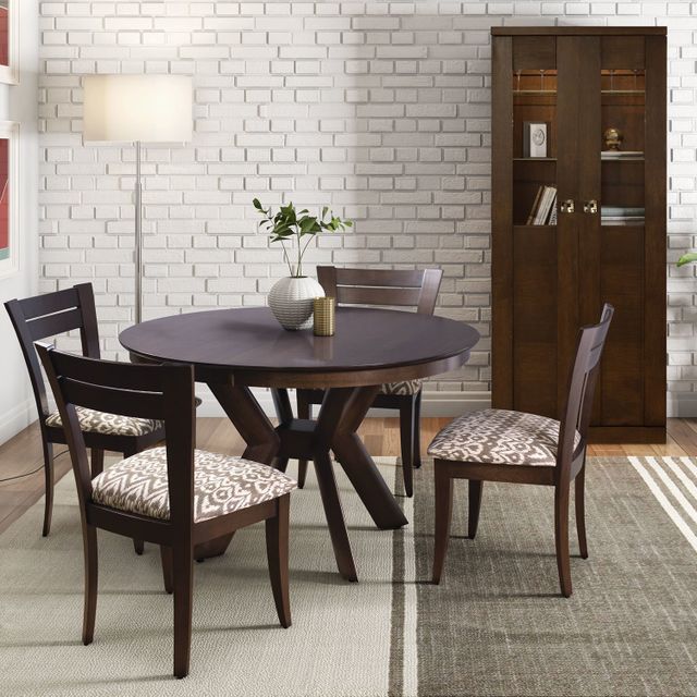 New Brown Armless Dining Room Set - Ardmore, PA - Just Chairs & Tables