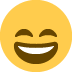 Smiling yellow face.