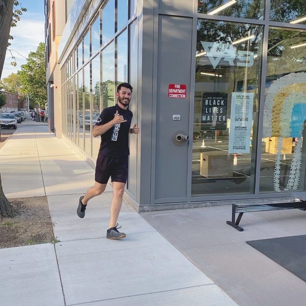 Member running around R3VIVE Fitness