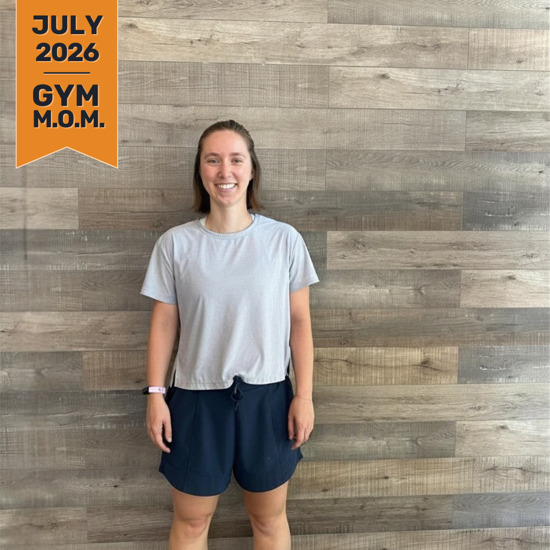 Gym member, Kristen, deadlifting