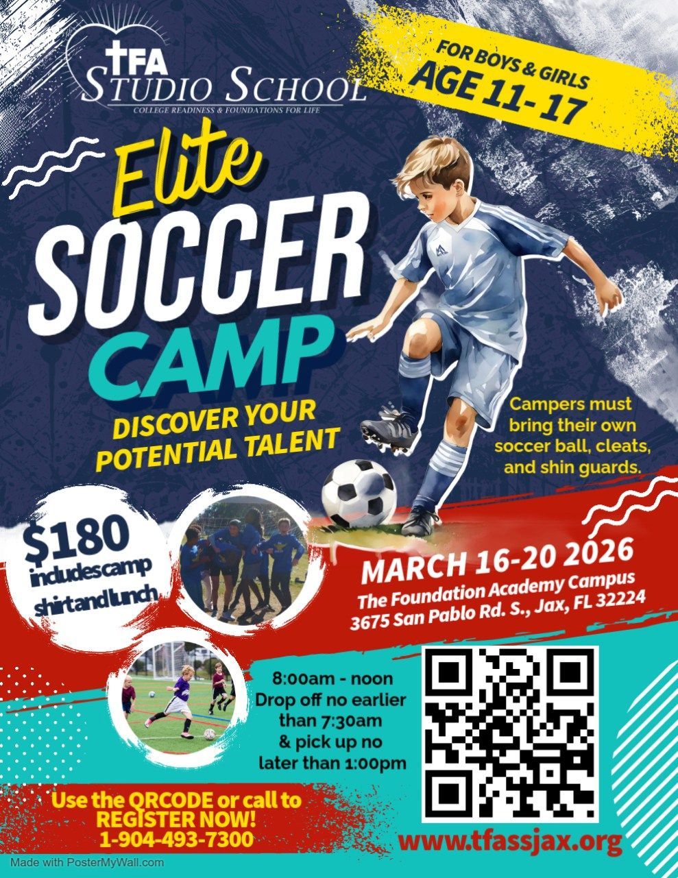 Elite Soccer Camp March 16-20th