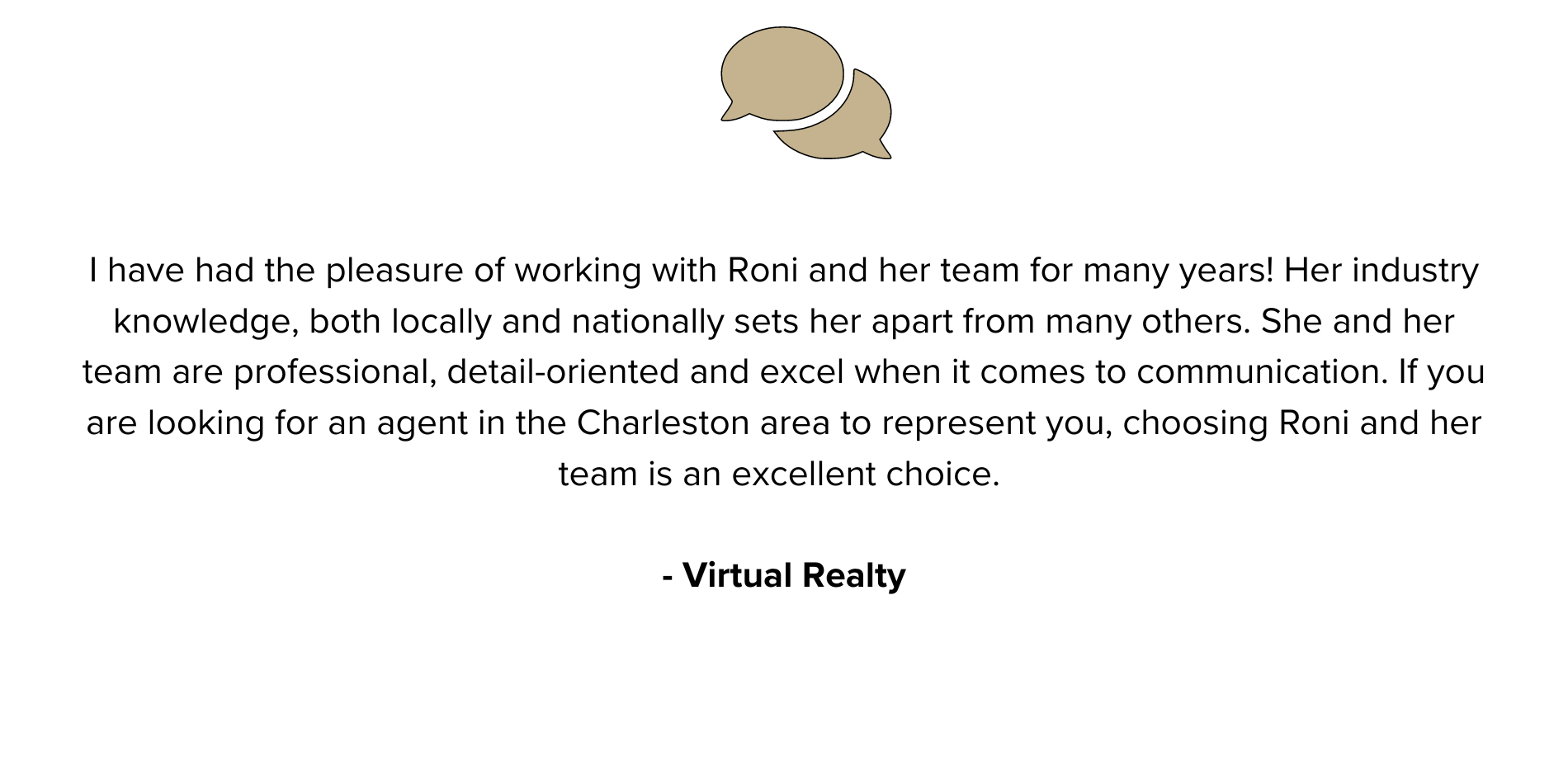 I have had the pleasure of working with ron and her team for many years.