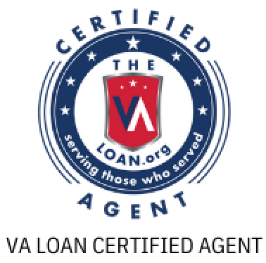 The logo for the va loan certified agent