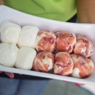 Vassoio con mozzarelle