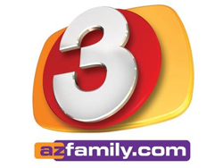 A logo for azfamily.com with the number 3