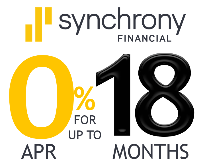 Synchrony Financial 0% APR for up to 18 months
