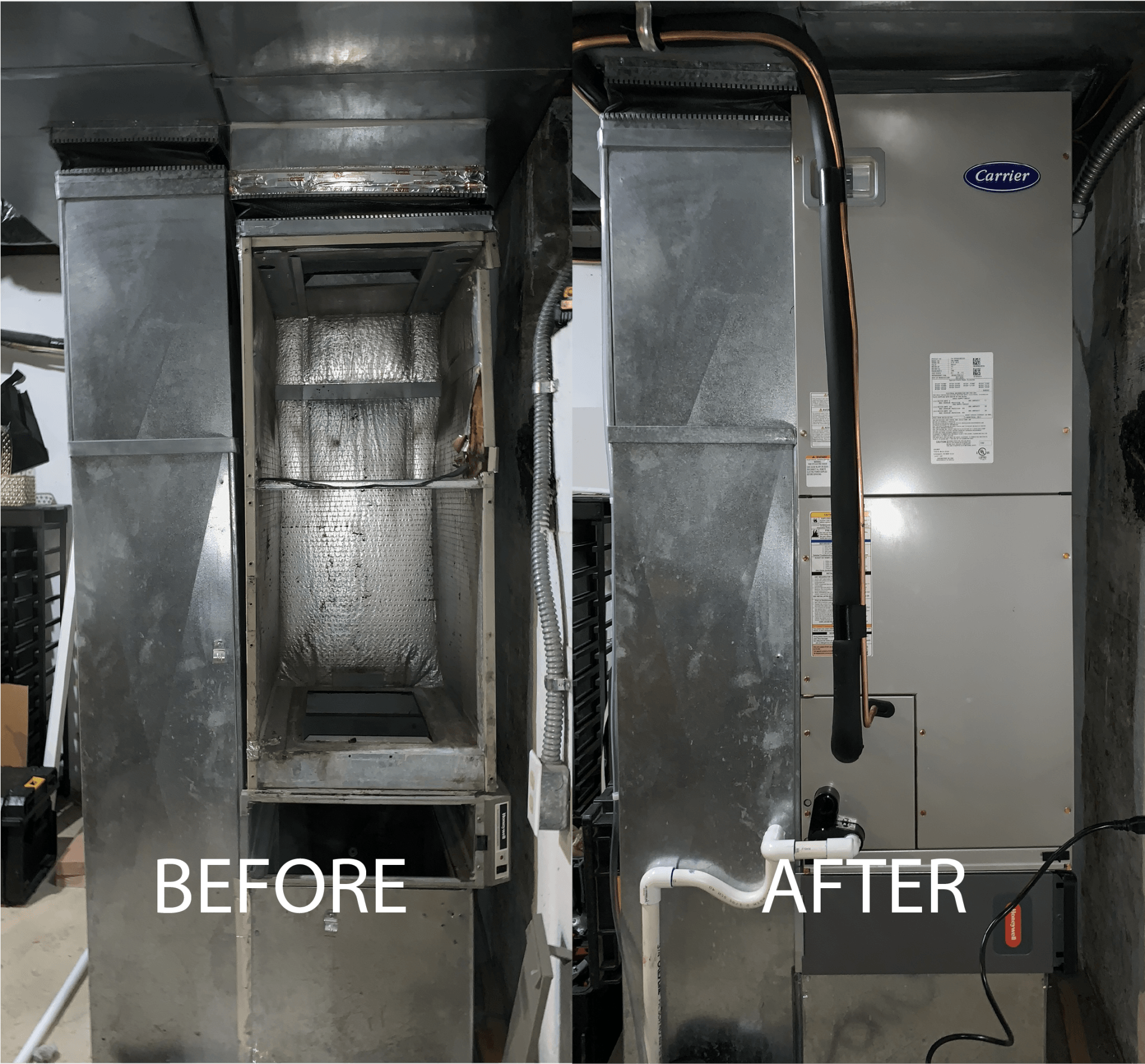 Carrier Furnace in Residential Home