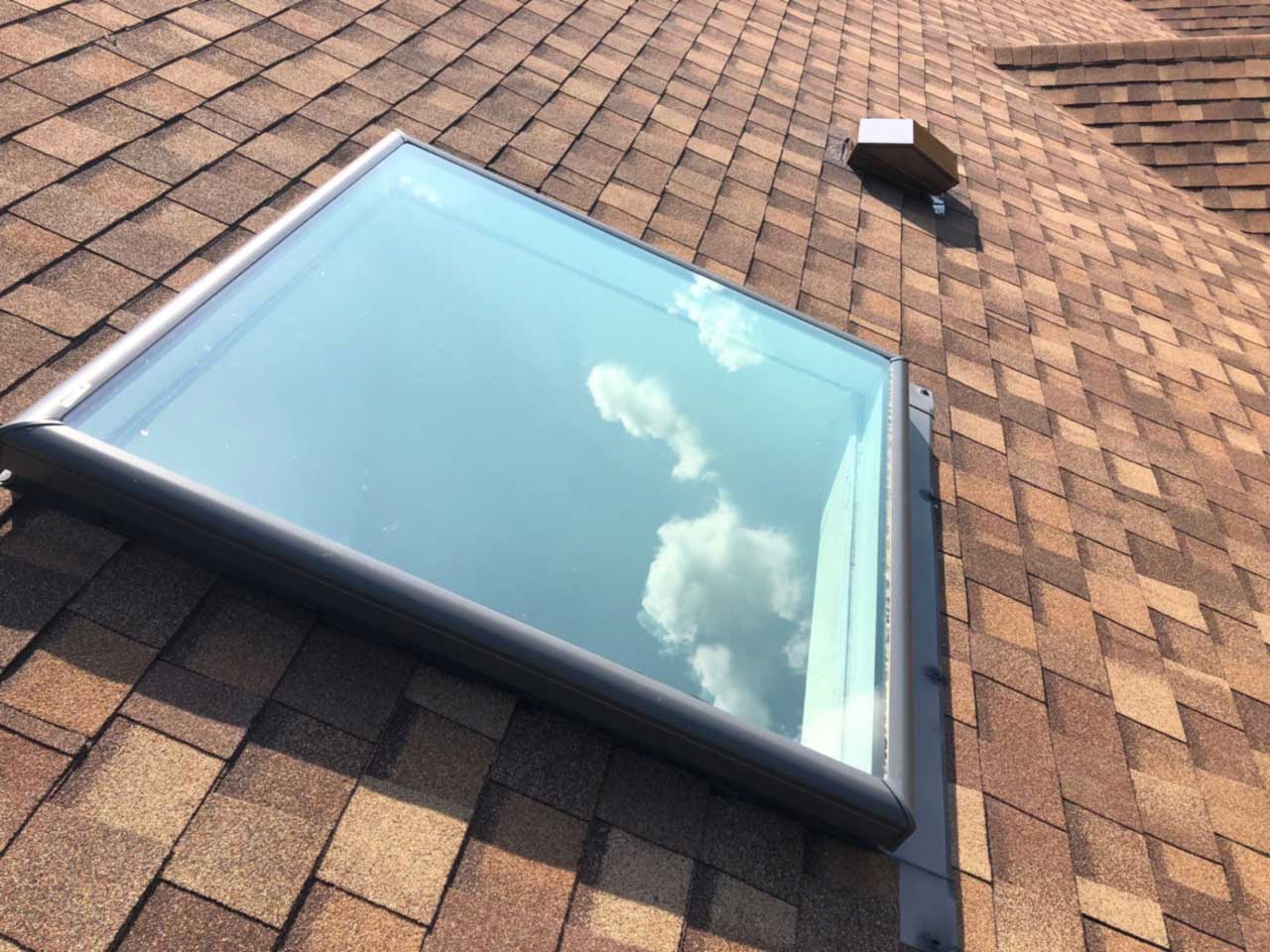 new-roof-with-sunlight-panel-installed