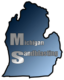 Michigan Sandblasting Logo