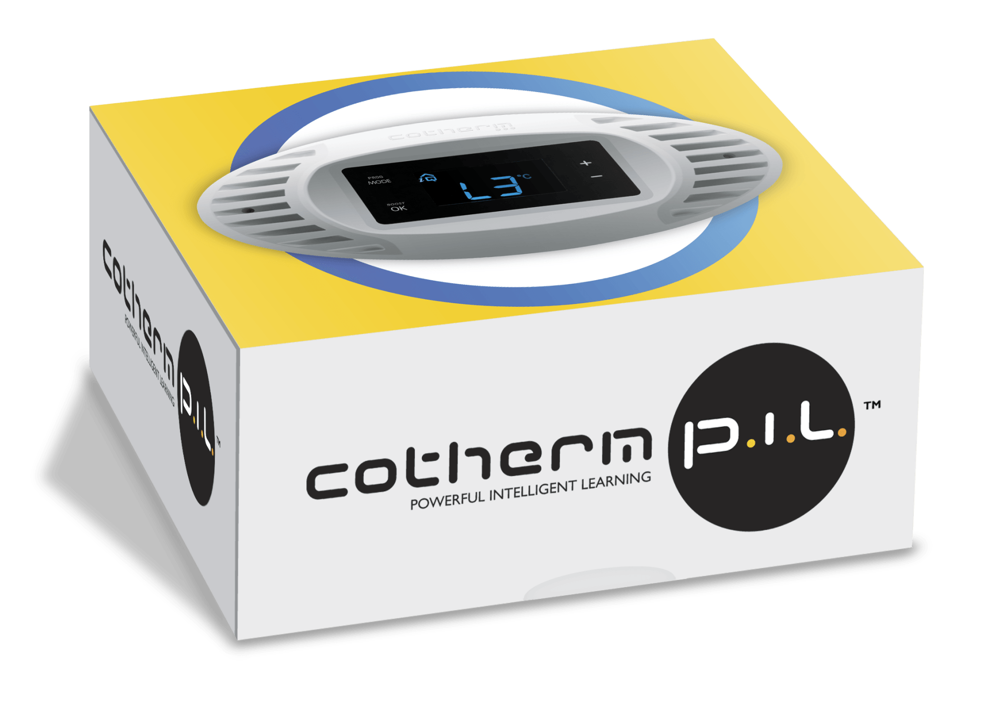 Cotherm PIL - Environmentally friendly smart water heating controls - boxed
