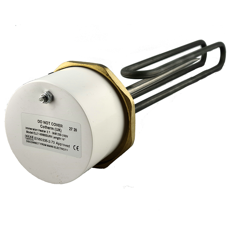 How to correctly test if a plug in immersion heater thermostat is faulty, if there is no hot water.