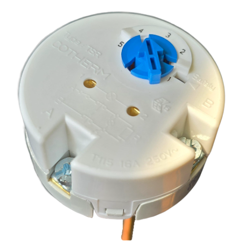 How to correctly test if a plug in immersion heater thermostat is faulty, if there is no hot water.