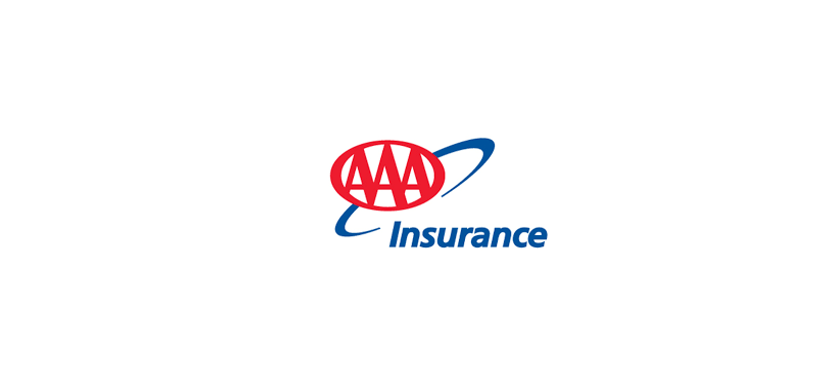 The aaa insurance logo is on a white background.