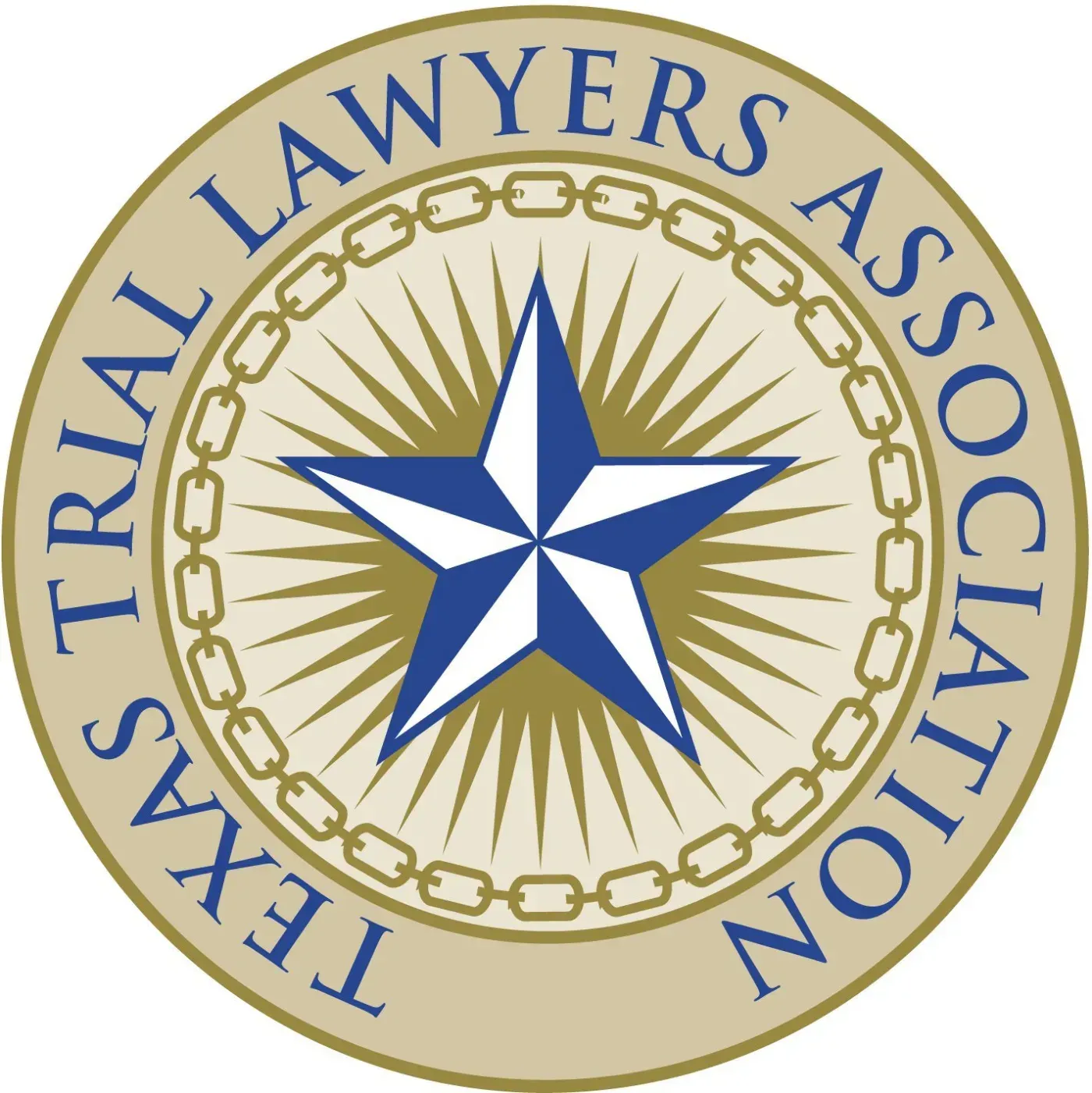 The logo for the texas trial lawyers association