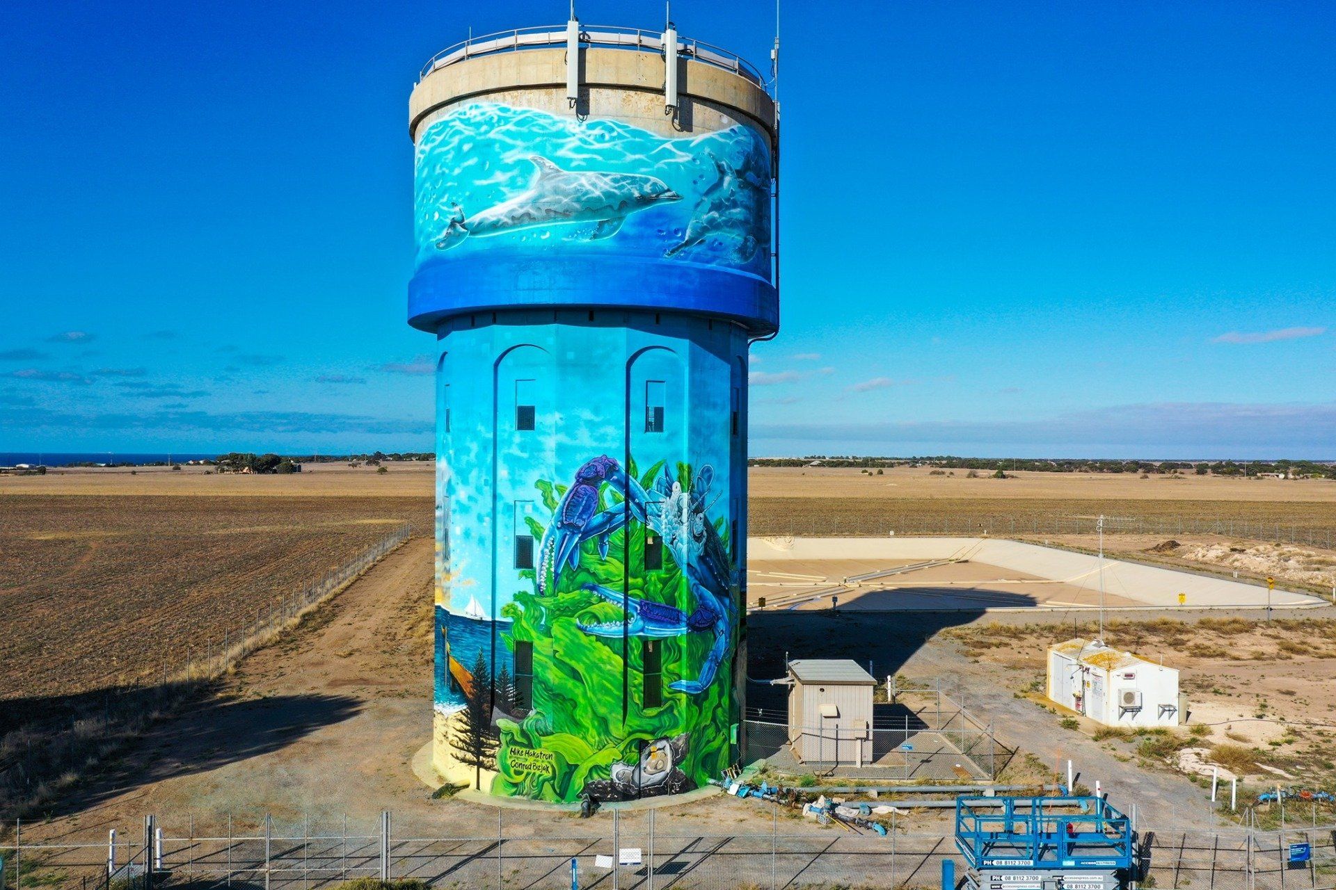Stansbury Water Tower Art, Australian Silo Art trail