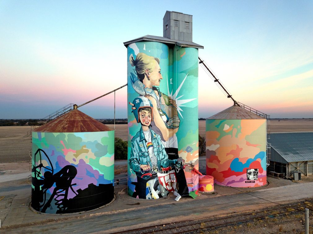 Albacutya Silo Art, Australian Silo Art Trai